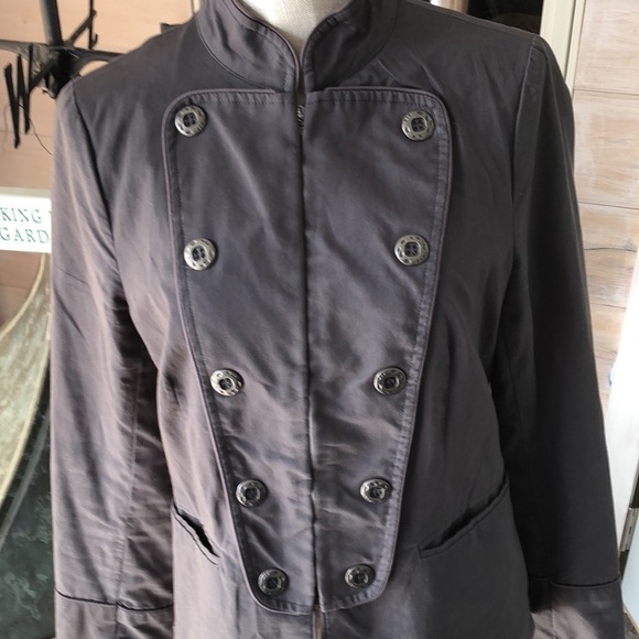 Ambitions Zip-Up Lined Utility Jacket / Blazer - Picture 2 of 13